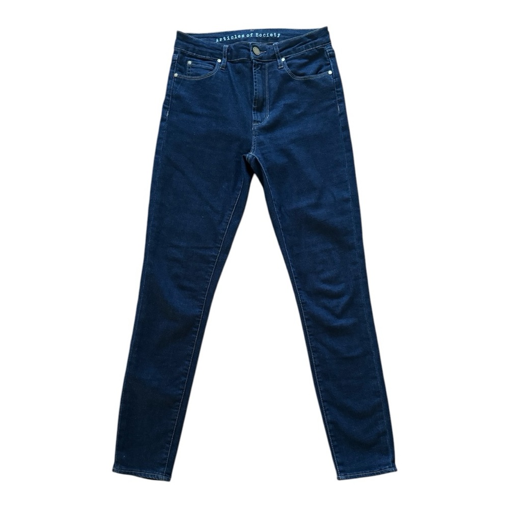 ARTICLES OF SOCIETY Women’s size 25 Dark Blue Skinny Jeans High Rise